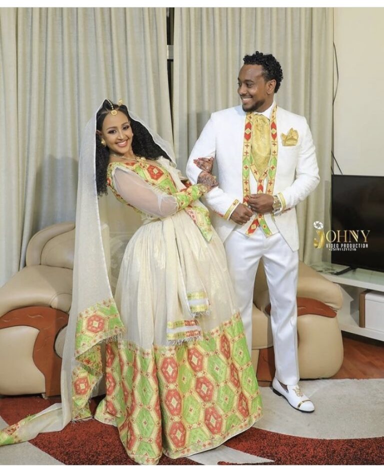 High quality wedding habesha traditional Dresses – Bella Fashion