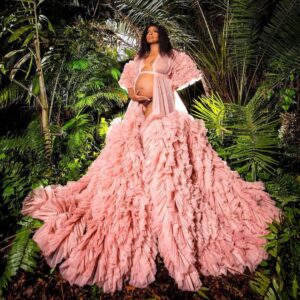 Extra Puffy Tulle Maternity Dress