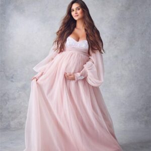 Light Pink Vintage Maternity Dresses