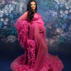 Gorgeous Tulle Maternity Dress