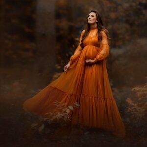 High Neck Maternity Dresses