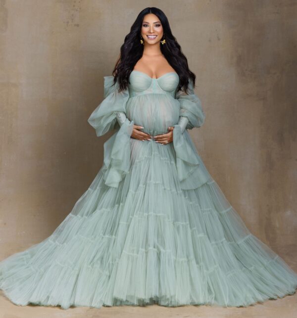 Tulle Maternity Dress