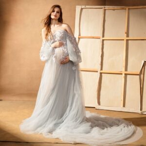 Flower Maternity Dresses