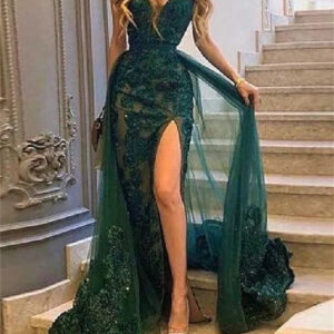 Emerald  Green Formal Evening Dresses